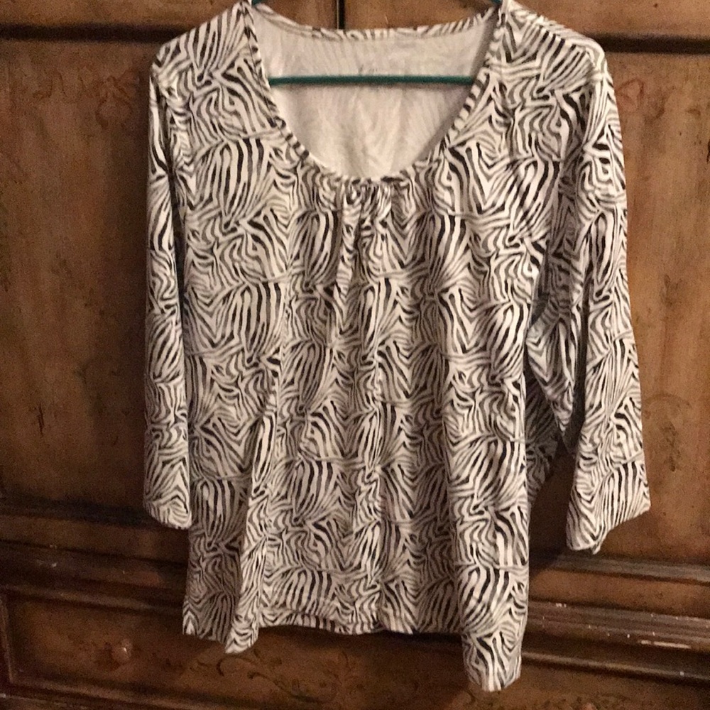 New without tags, Kim Rogers 1x top